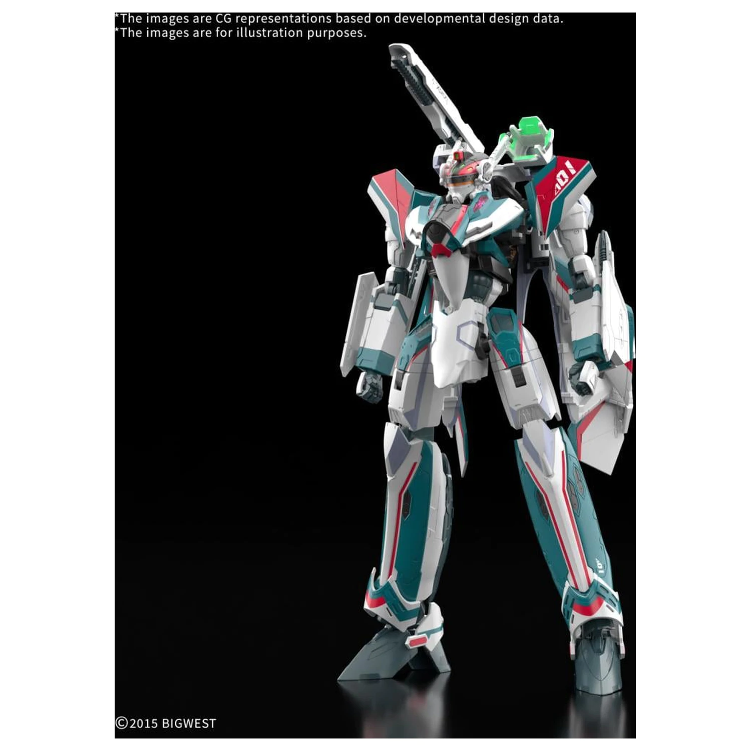 Macross HG 1/100 VF-31S Siegfried Deluxe Set Komplet modela fotografija izdelka