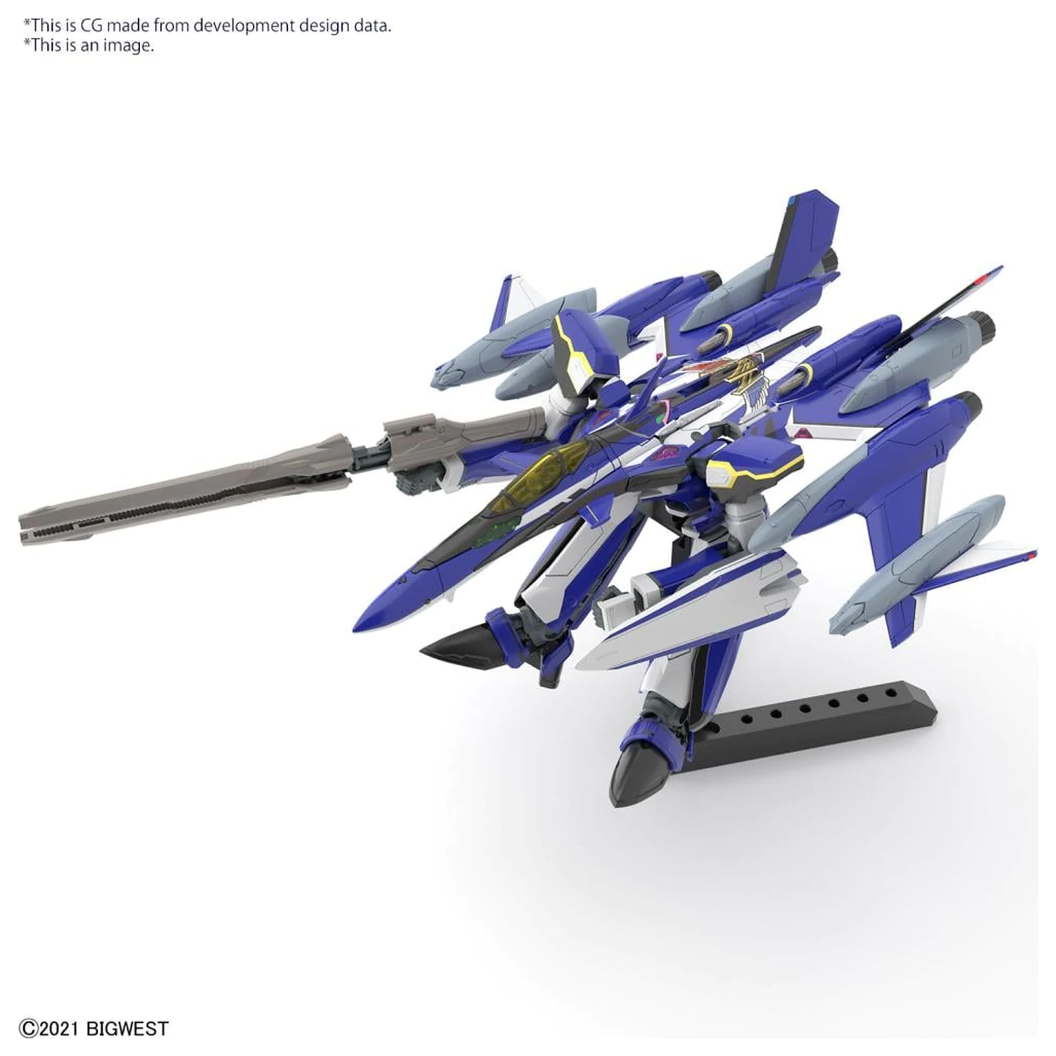 MACROSS HG 1/100 YF-29 Durandal Valkyrie Full Set komplet modela fotografija izdelka
