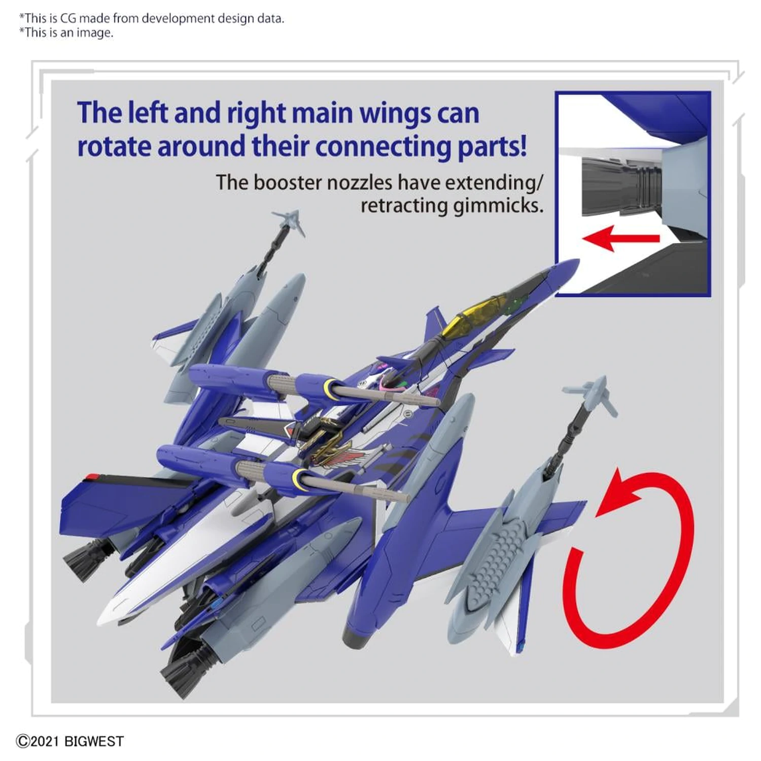 MACROSS HG 1/100 YF-29 Durandal Valkyrie Full Set komplet modela fotografija izdelka