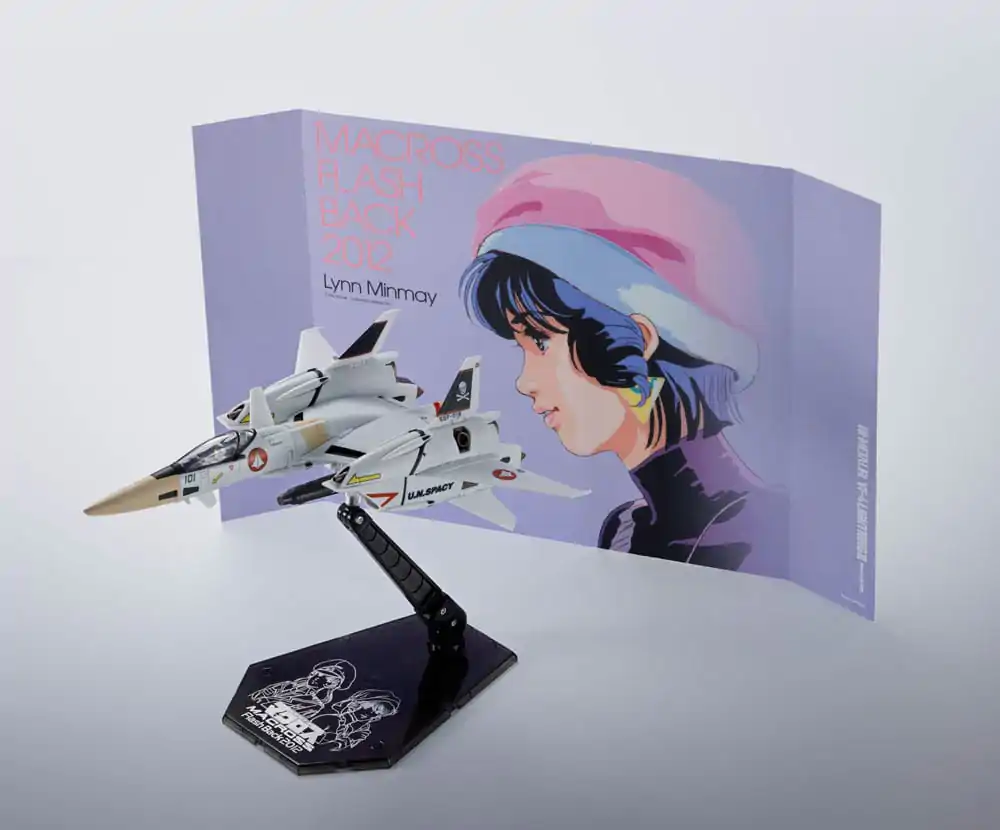 Macross The Super Dimension Fortress Hi-Metal R Akcijska Figura VF-4 Lightning III -Flash Back 2012- 29 cm fotografija izdelka