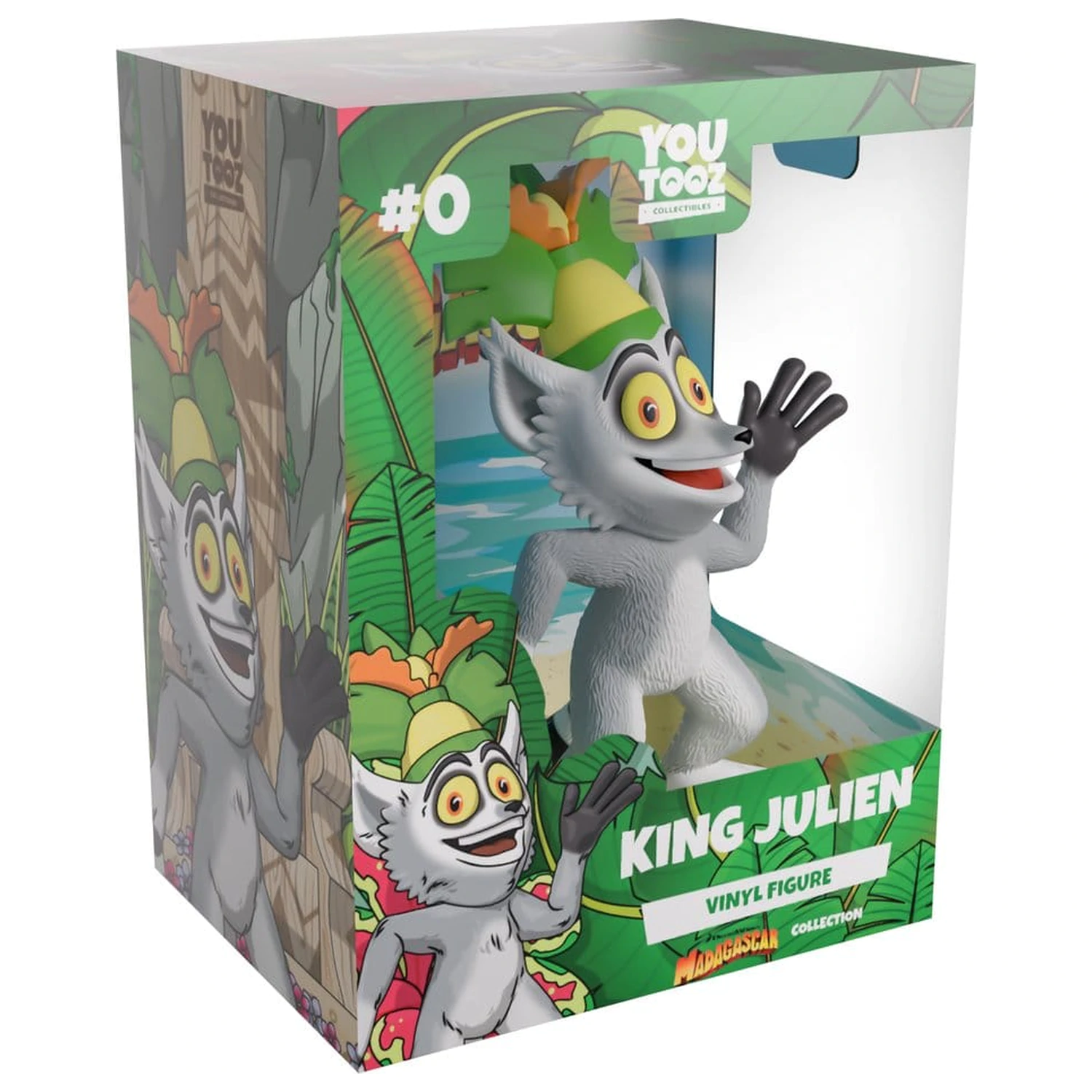Madagascar Vinyl Figure King Julien 12 cm fotografija izdelka