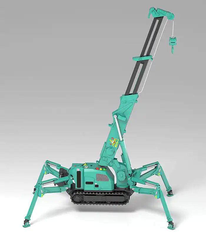 Maeda Seisakusho Moderoid Sestavljivi model iz plastike 1/20 Spider Crane (Green) Re-Run 25 cm fotografija izdelka