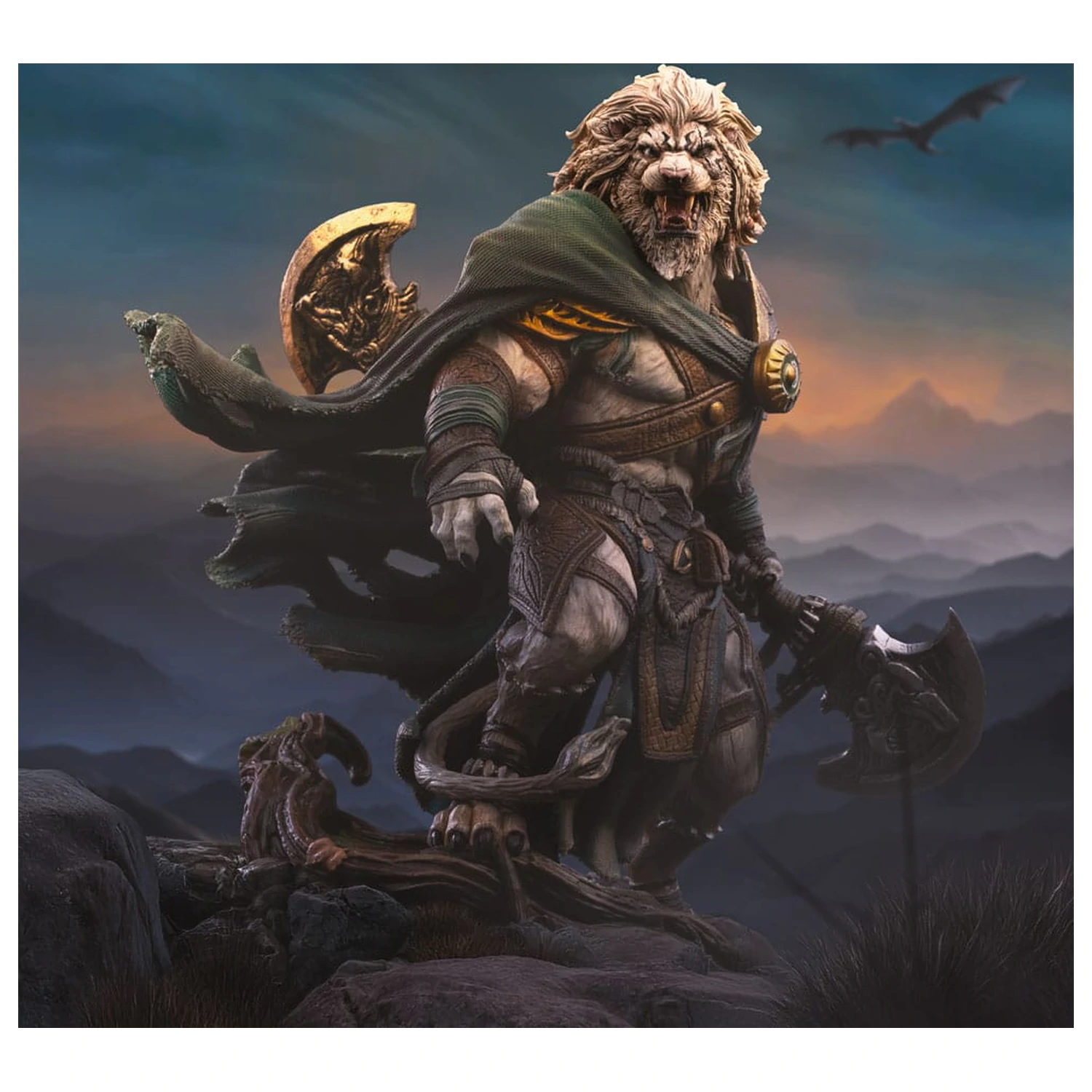 Magic The Gathering Art Scale kip 1/10 Ajani Goldmane 26 cm fotografija izdelka
