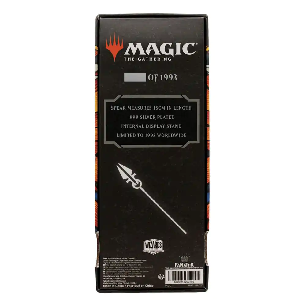 Magic the Gathering replika Avacyn's Moonsilver Spear 15 cm (999 srebro) fotografija izdelka