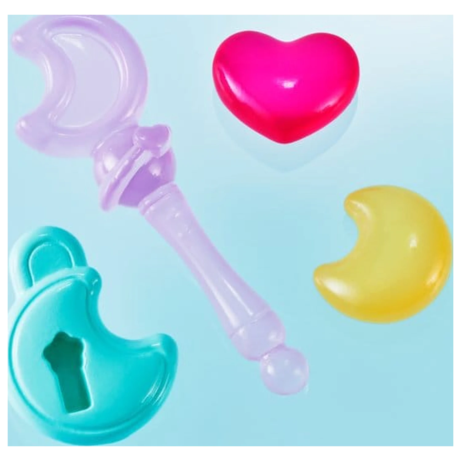 Magical Sisters Lulutto Lilly Proplica replika Moontoneoneon & GlassHeart DreamPact set 25 cm fotografija izdelka