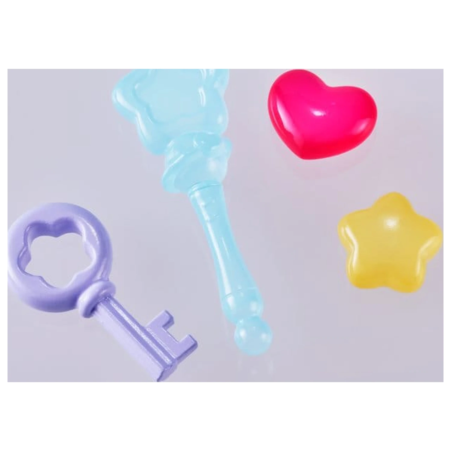 Magical Sisters Lulutto Lilly Proplica replika Stattoneoneon in GlassHeart HopePact komplet 25 cm fotografija izdelka