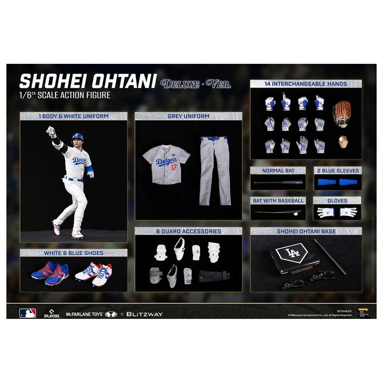 Major League Baseball Premium UMS Action Figure 1/6 Ohtani Shohei (DX Ver.) 35 cm fotografija izdelka