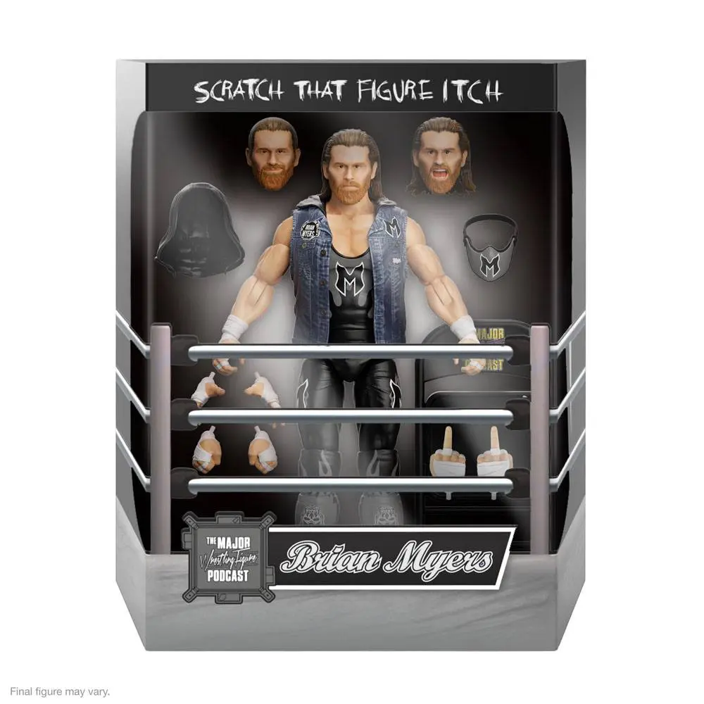 Major Wrestling Podcast Ultimates Akcijska Figura Serija 2 Brian Myers (Most Professional Wrestler) 18 cm fotografija izdelka