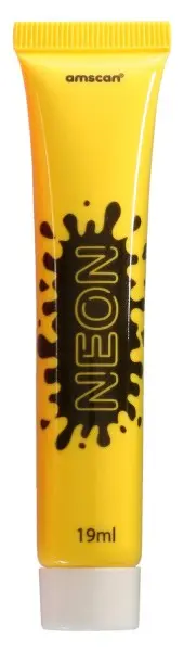 Ličila, neonsko rumena barva za obraz fotografija izdelka