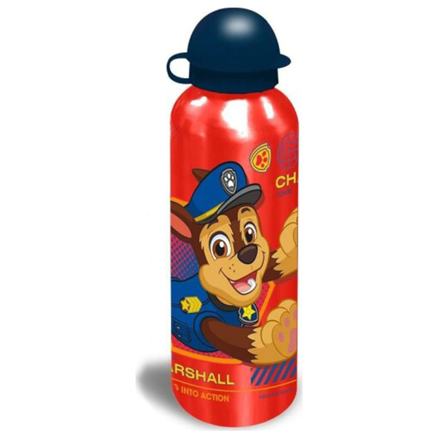 PAW Patrol Action aluminijasta steklenička za vodo s pitnim nastavkom 500 ml fotografija izdelka
