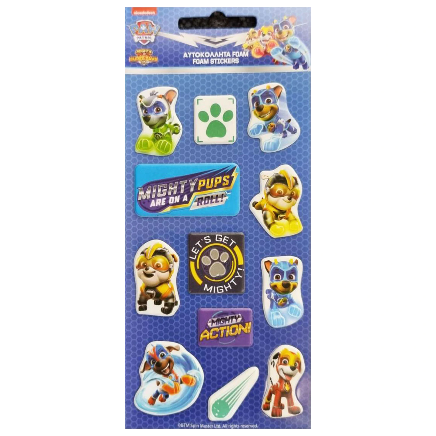 Paw Patrol Akcijski napihljivi set gobastih nalepk fotografija izdelka