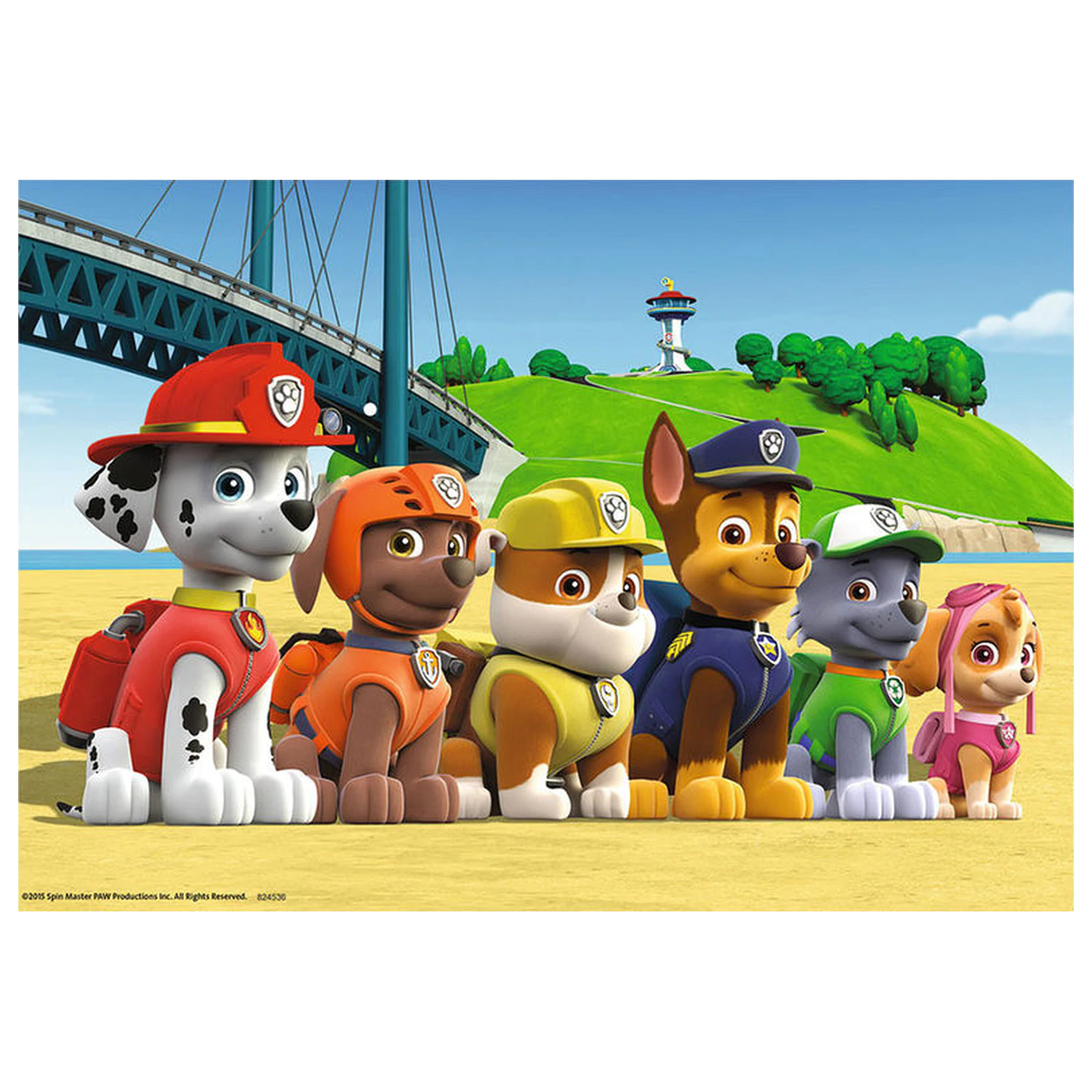 Paw Patrol Beach Puzzle 2x24 kosov fotografija izdelka
