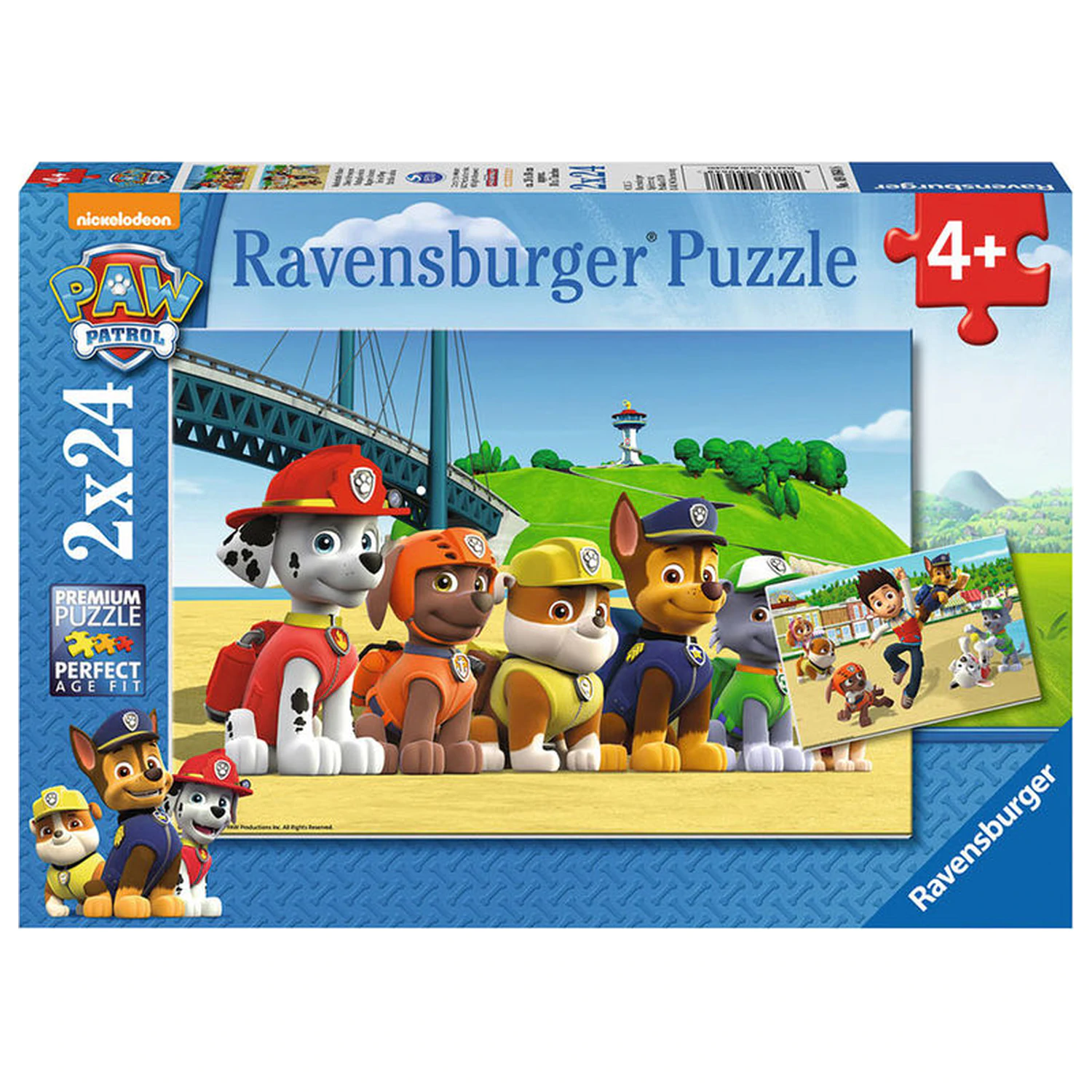 Paw Patrol Beach Puzzle 2x24 kosov fotografija izdelka