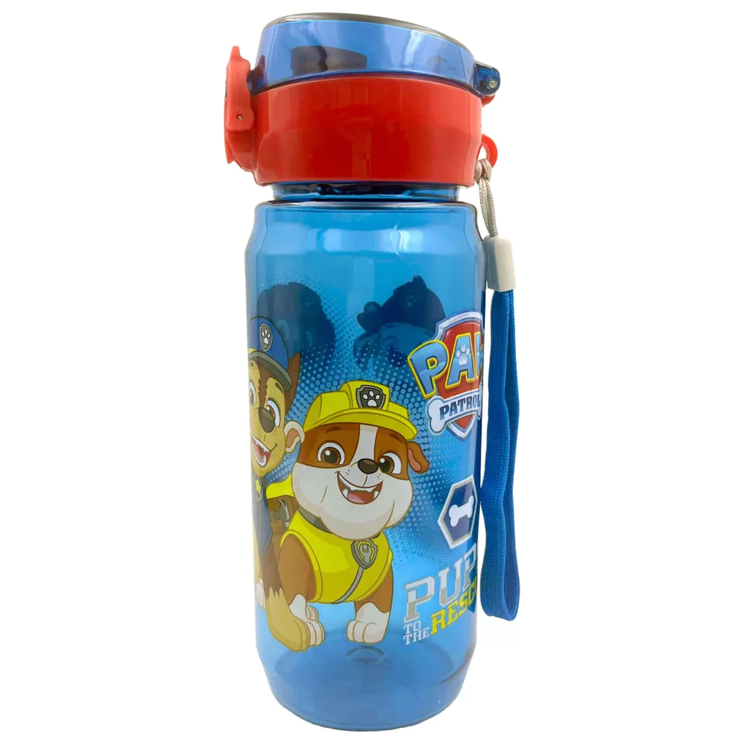 PAW Patrol Best Team plastična steklenička za vodo z obešalnikom 600 ml fotografija izdelka