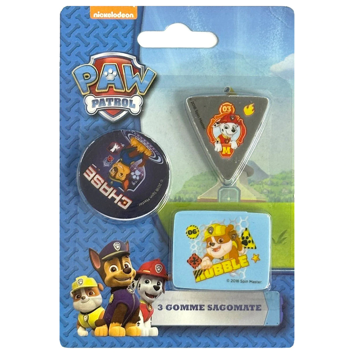 Paw Patrol Boys oblikovan set radirk 3 kosi fotografija izdelka