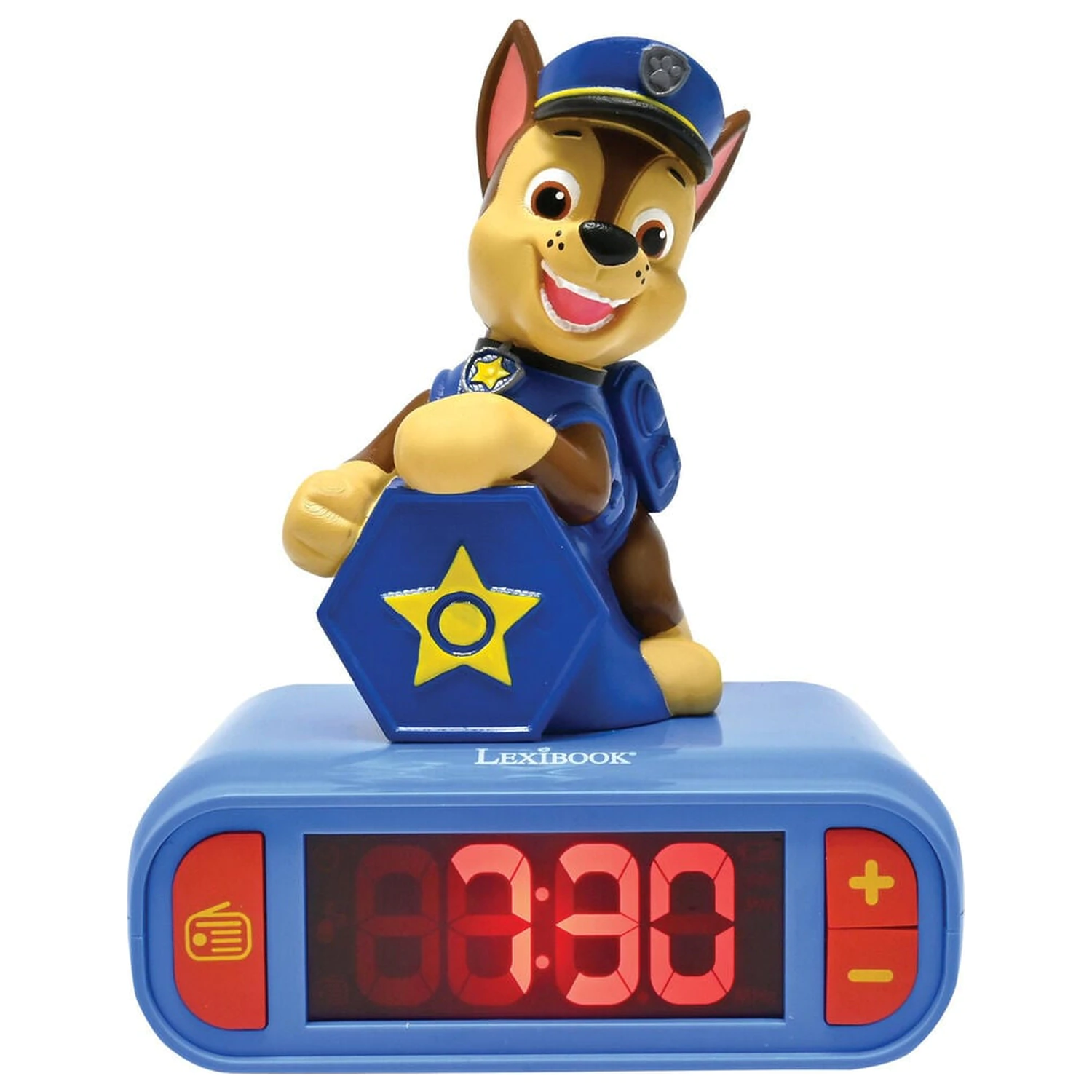 Paw Patrol Chase 3D nočna lučka digitalna budilka fotografija izdelka