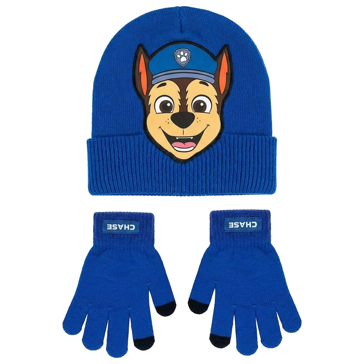 Paw Patrol Chase kapa in rokavice komplet fotografija izdelka