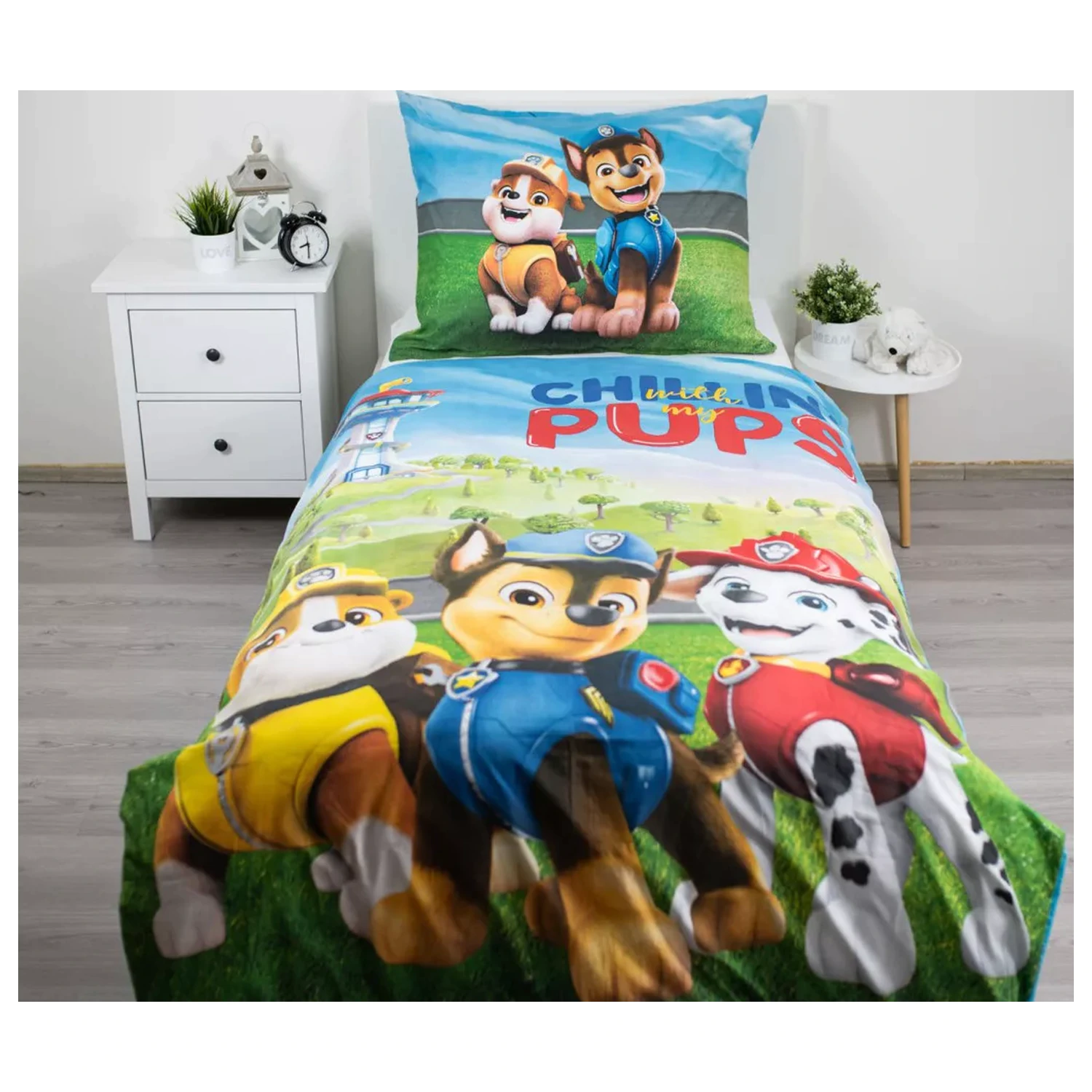PAW Patrol hladilni komplet posteljnine iz mikrovlaken fotografija izdelka