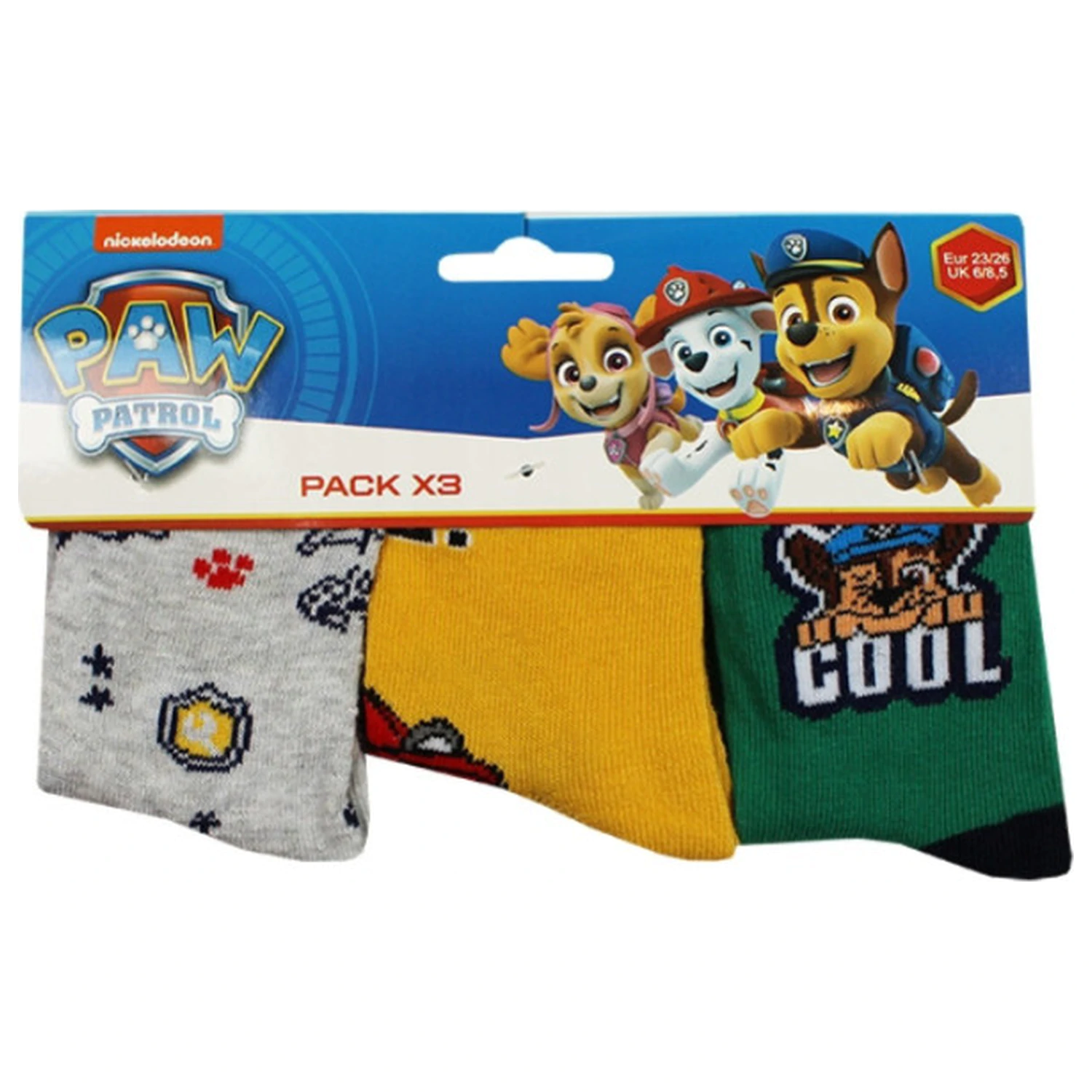 Paw Patrol Cool Pups otroške nogavice 31/34 fotografija izdelka