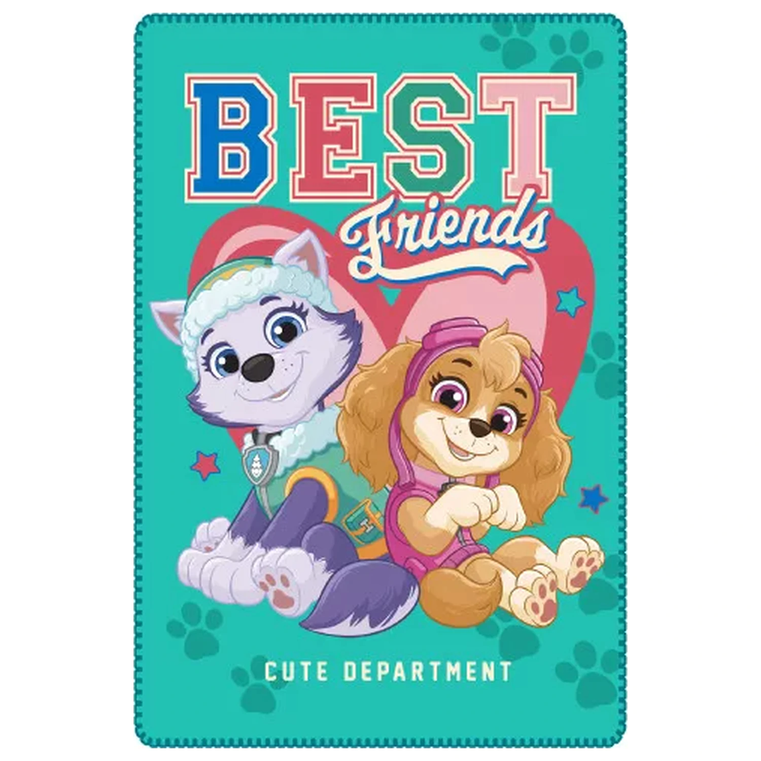 PAW Patrol Cute Department odeja iz flisa 100x150 cm fotografija izdelka
