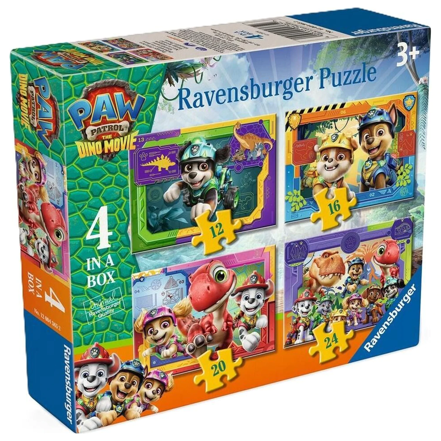 Paw Patrol Dino Movie sestavljanka 12-16-20-24 kosov fotografija izdelka