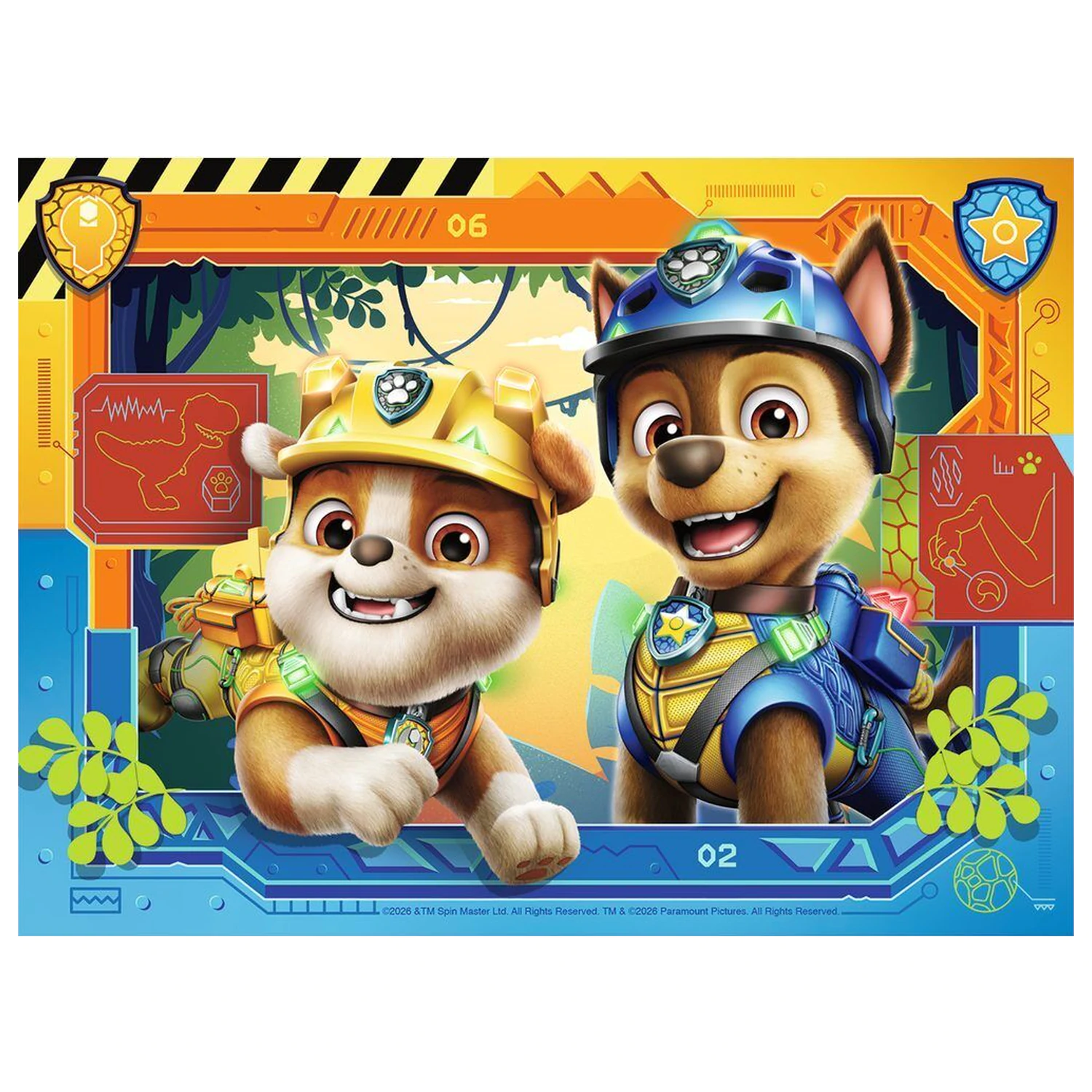 Paw Patrol Dino Movie sestavljanka 12-16-20-24 kosov fotografija izdelka