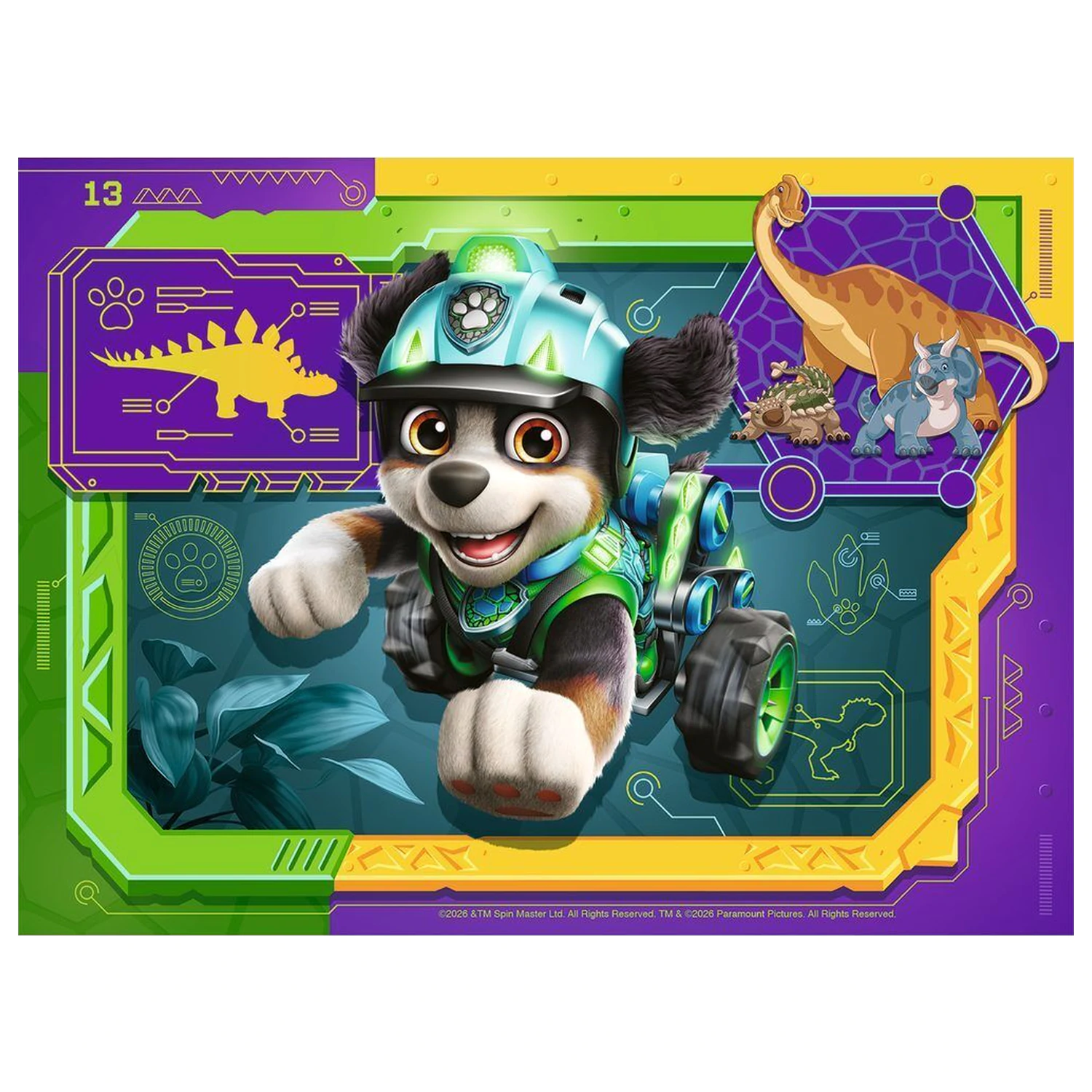 Paw Patrol Dino Movie sestavljanka 12-16-20-24 kosov fotografija izdelka
