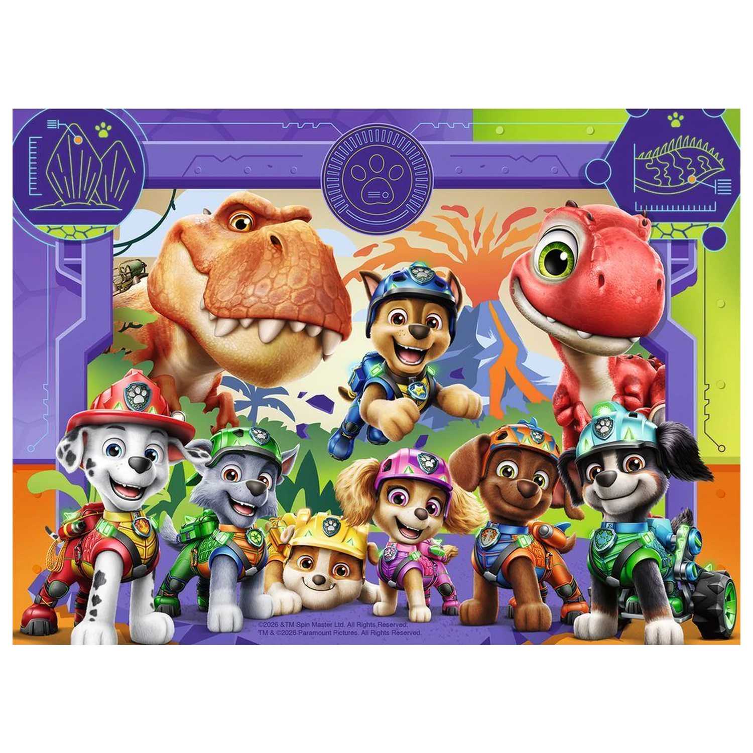Paw Patrol Dino Movie sestavljanka 12-16-20-24 kosov fotografija izdelka