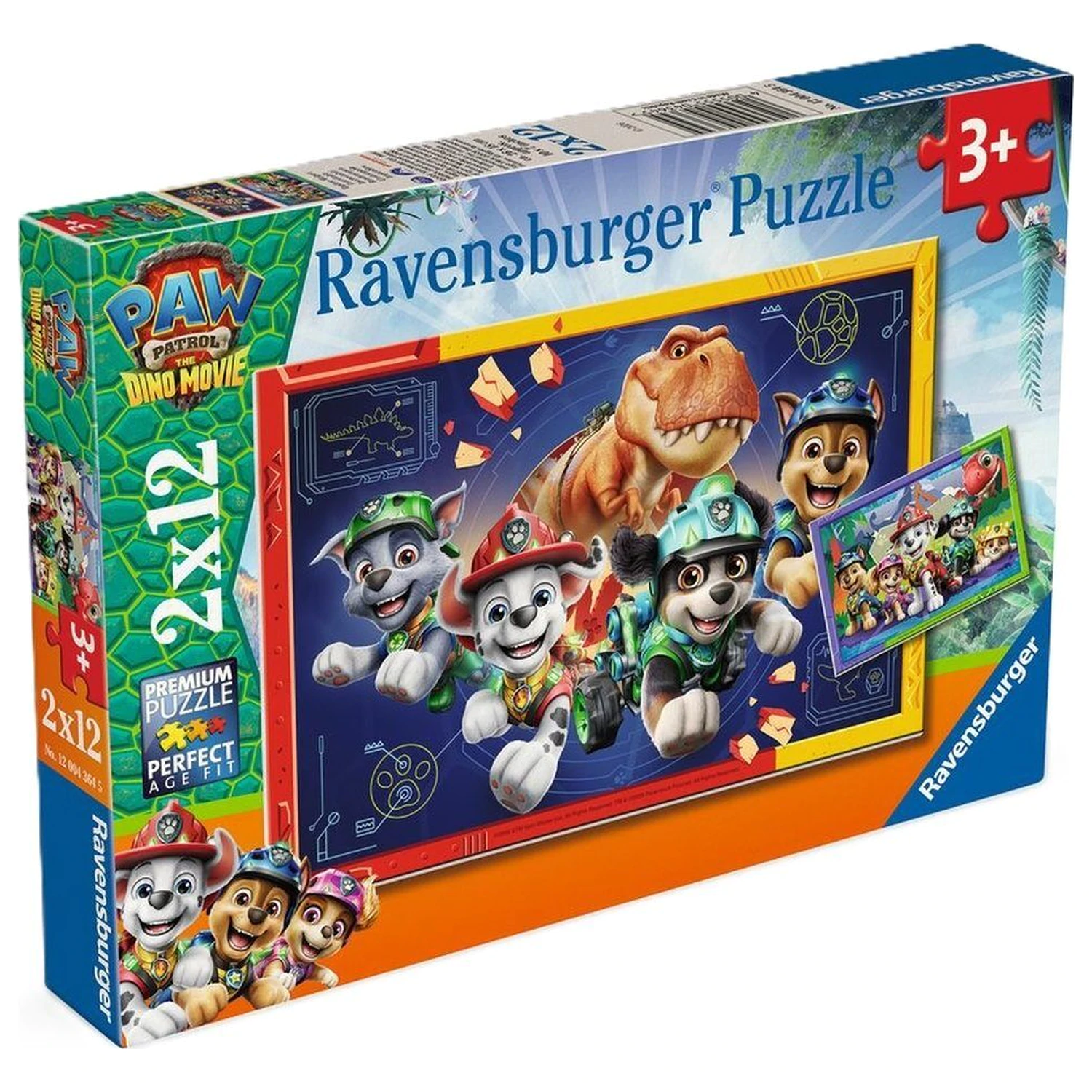 Paw Patrol Dino Movie sestavljanka 2x12 kosov fotografija izdelka