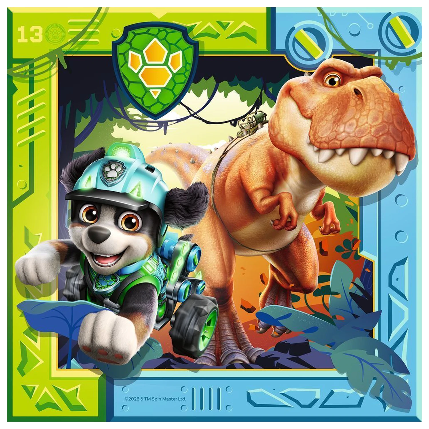 Paw Patrol Dino Movie sestavljanka 3x49 kosov fotografija izdelka