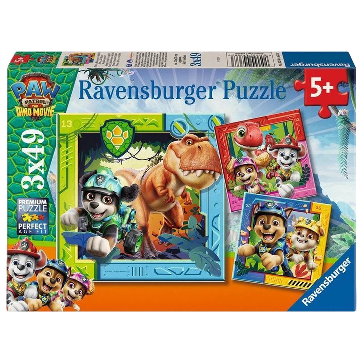 Paw Patrol Dino Movie sestavljanka 3x49 kosov fotografija izdelka
