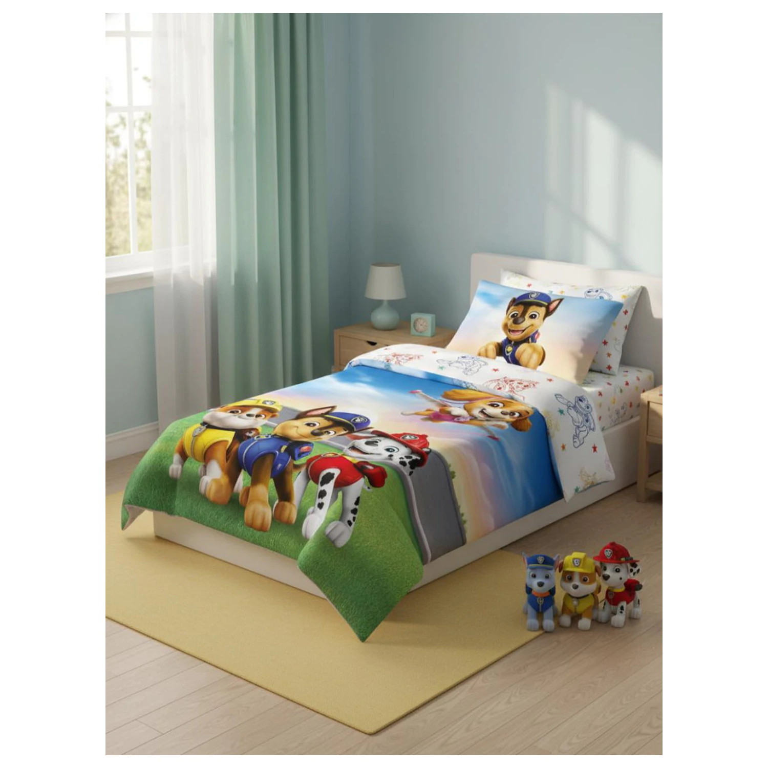 Paw Patrol Duty Calls otroška, predšolska prevleka za odejo fotografija izdelka