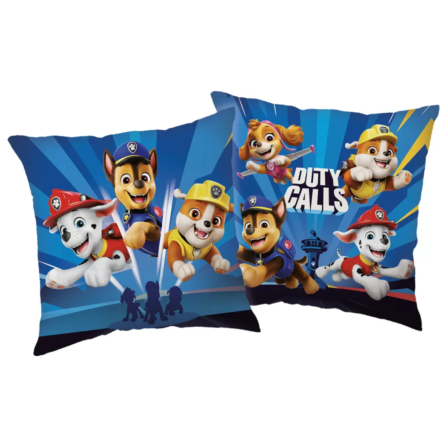 Paw Patrol Duty Calls okrasna blazina, dekorativni vzglavnik 40x40 cm fotografija izdelka