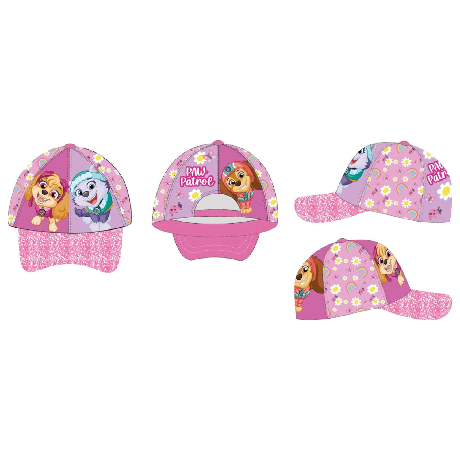 Paw Patrol Flowers and Rainbows otroška bejzbol kapa 52 cm fotografija izdelka