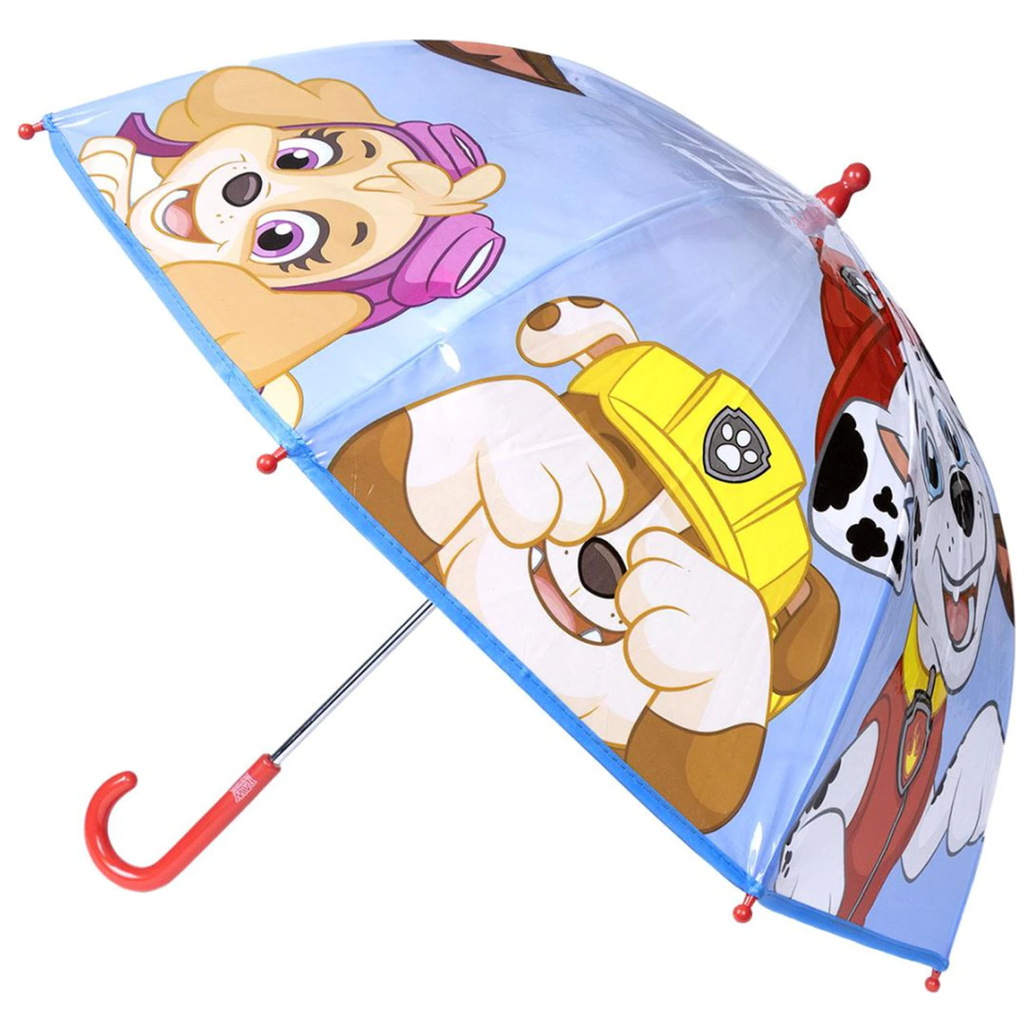 Paw Patrol zabaven prozoren dežnik za otroke Ø71 cm fotografija izdelka