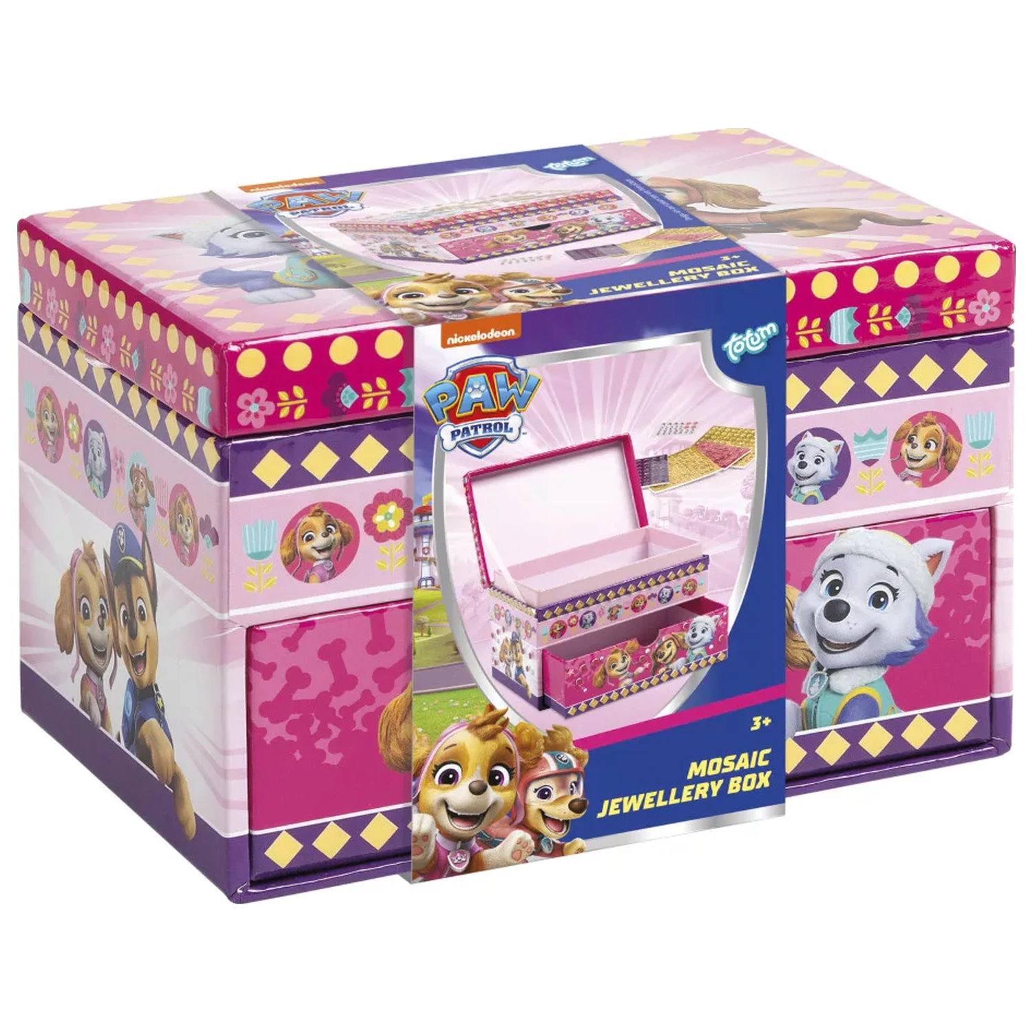 Paw Patrol Girls Mozaik škatla za nakit fotografija izdelka