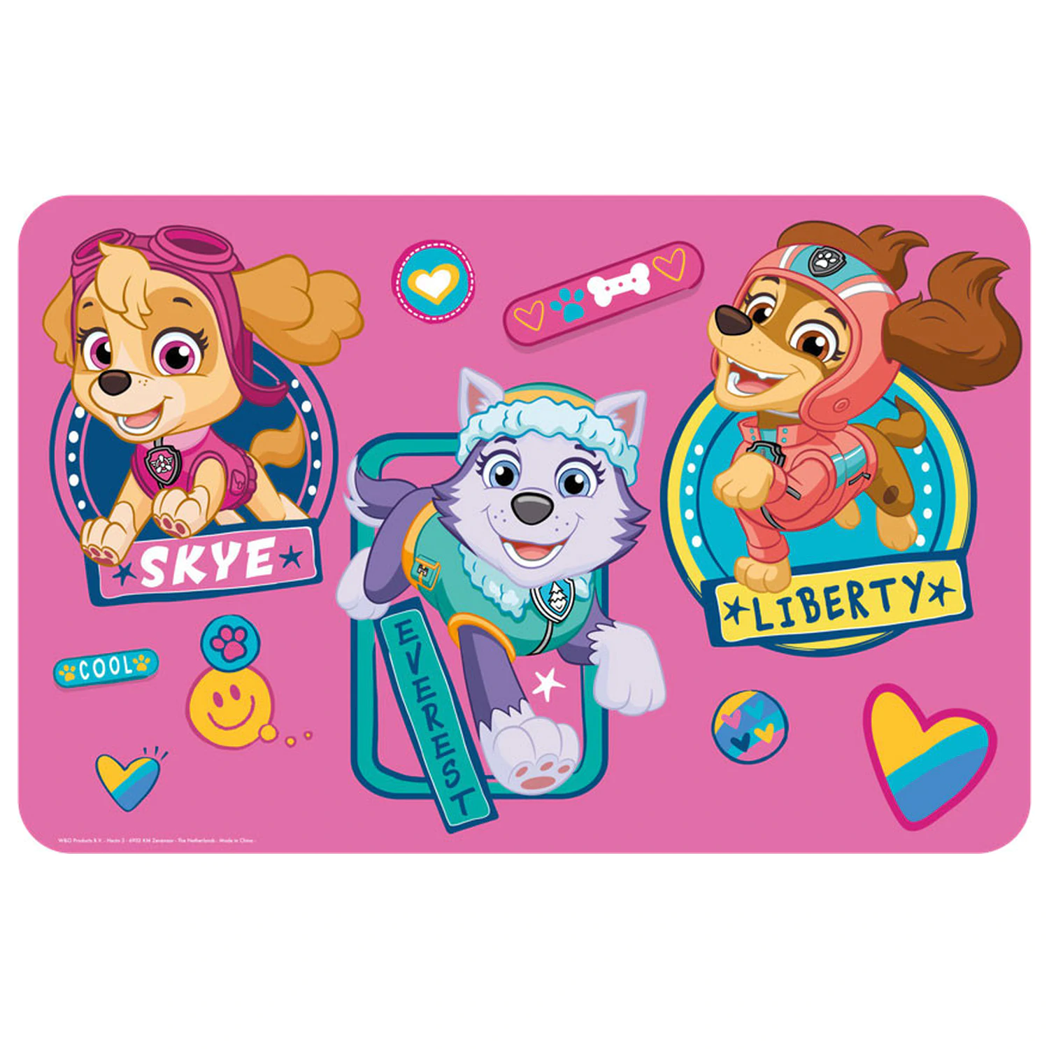 PAW Patrol Podloga za mizo za deklice 43x28 cm fotografija izdelka