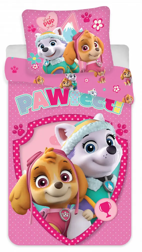 PAW Patrol Otroški set prevlek za odejo 100x135cm, 40x60 cm fotografija izdelka