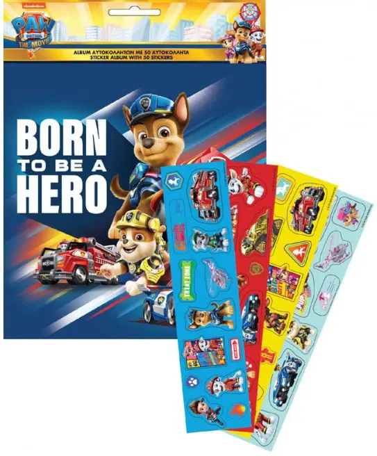 PAW Patrol album za nalepke s 50 nalepkami fotografija izdelka
