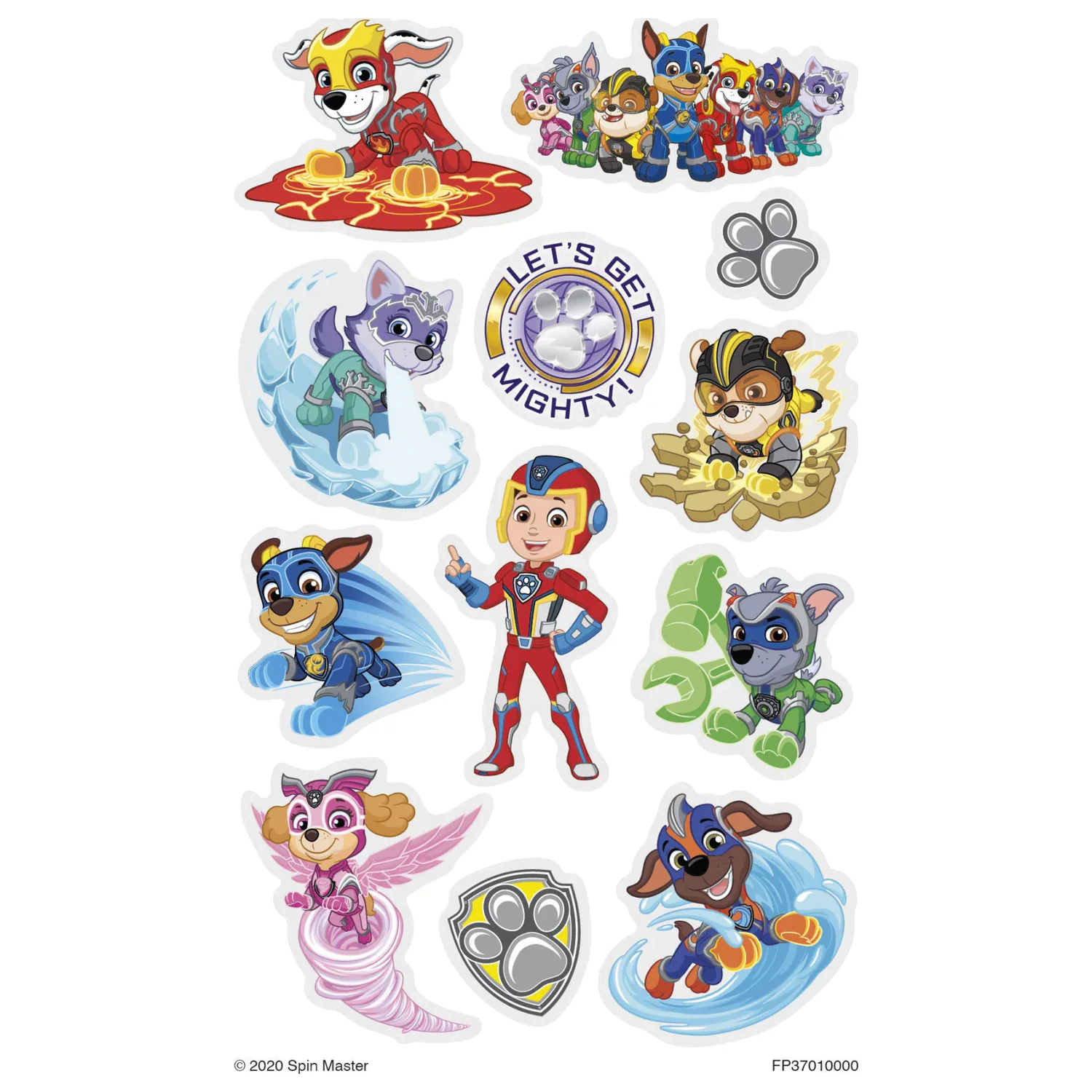 PAW Patrol Mighty tatoo 12-pakiranje fotografija izdelka