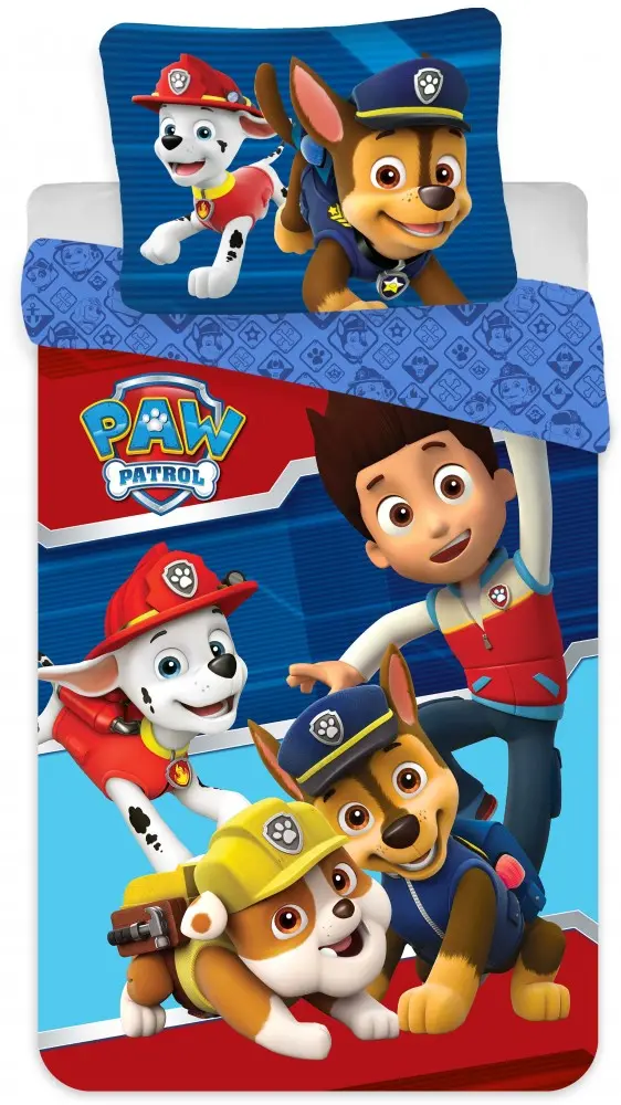 Paw Patrol prevleka iz mikrovlaken za odejo 140x200cm, 70x90 cm fotografija izdelka