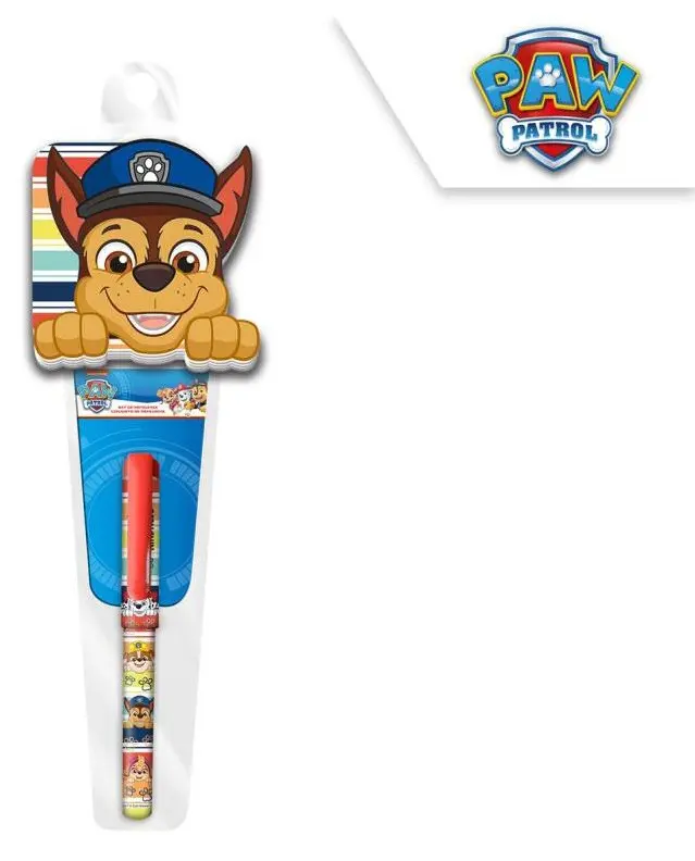 Paw Patrol mini beležnica + set pisala fotografija izdelka
