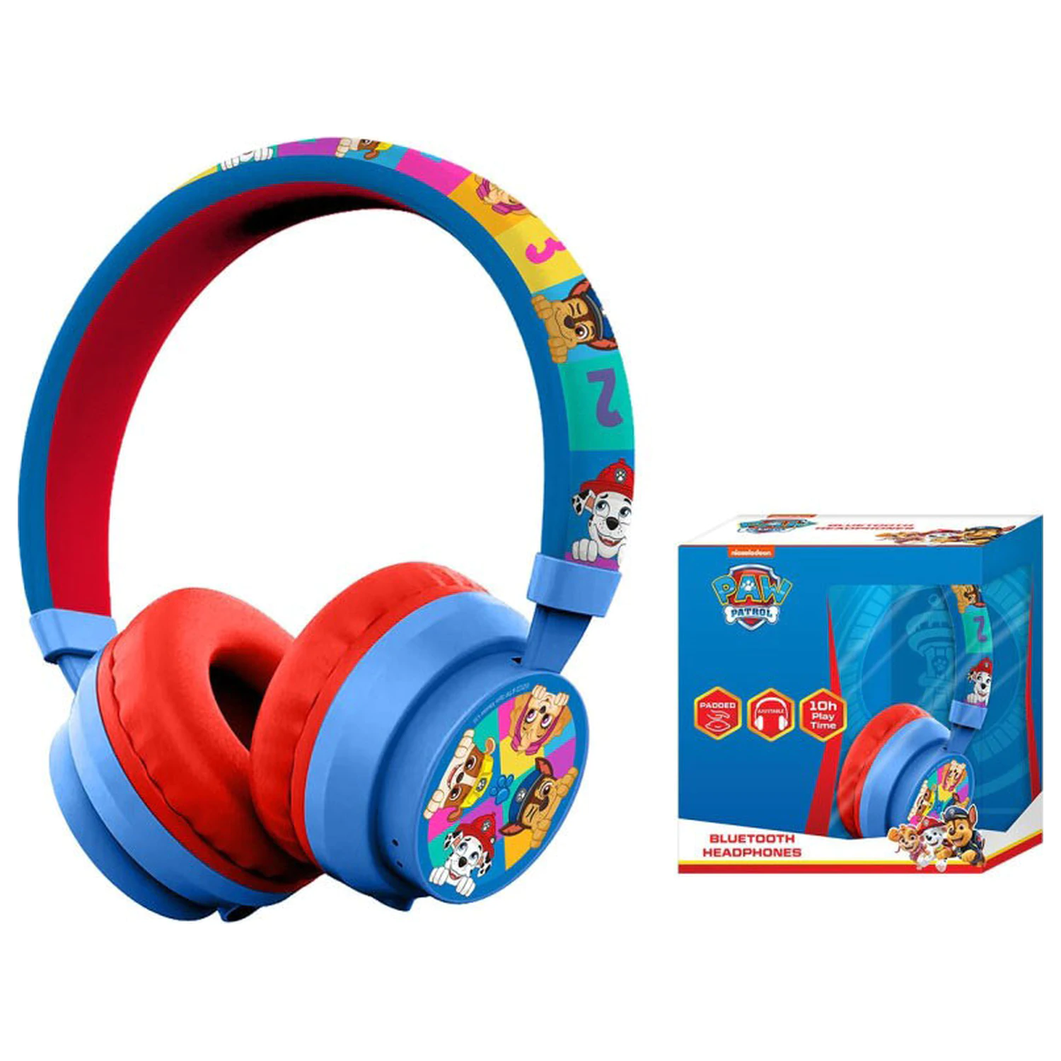 PAW Patrol Numbers brezžične Bluetooth slušalke fotografija izdelka