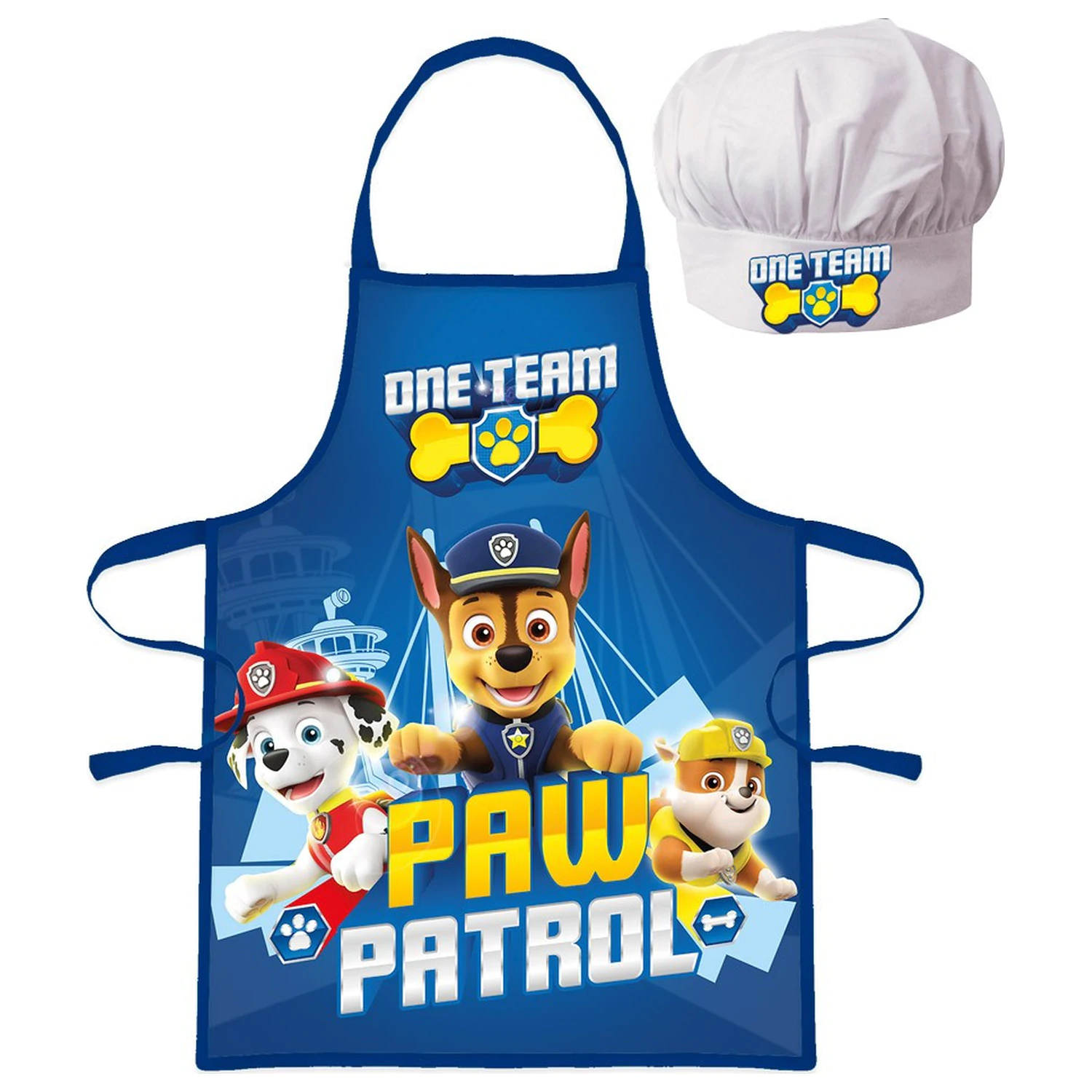 Paw Patrol One Team Otroški predpasnik 2-delni set fotografija izdelka