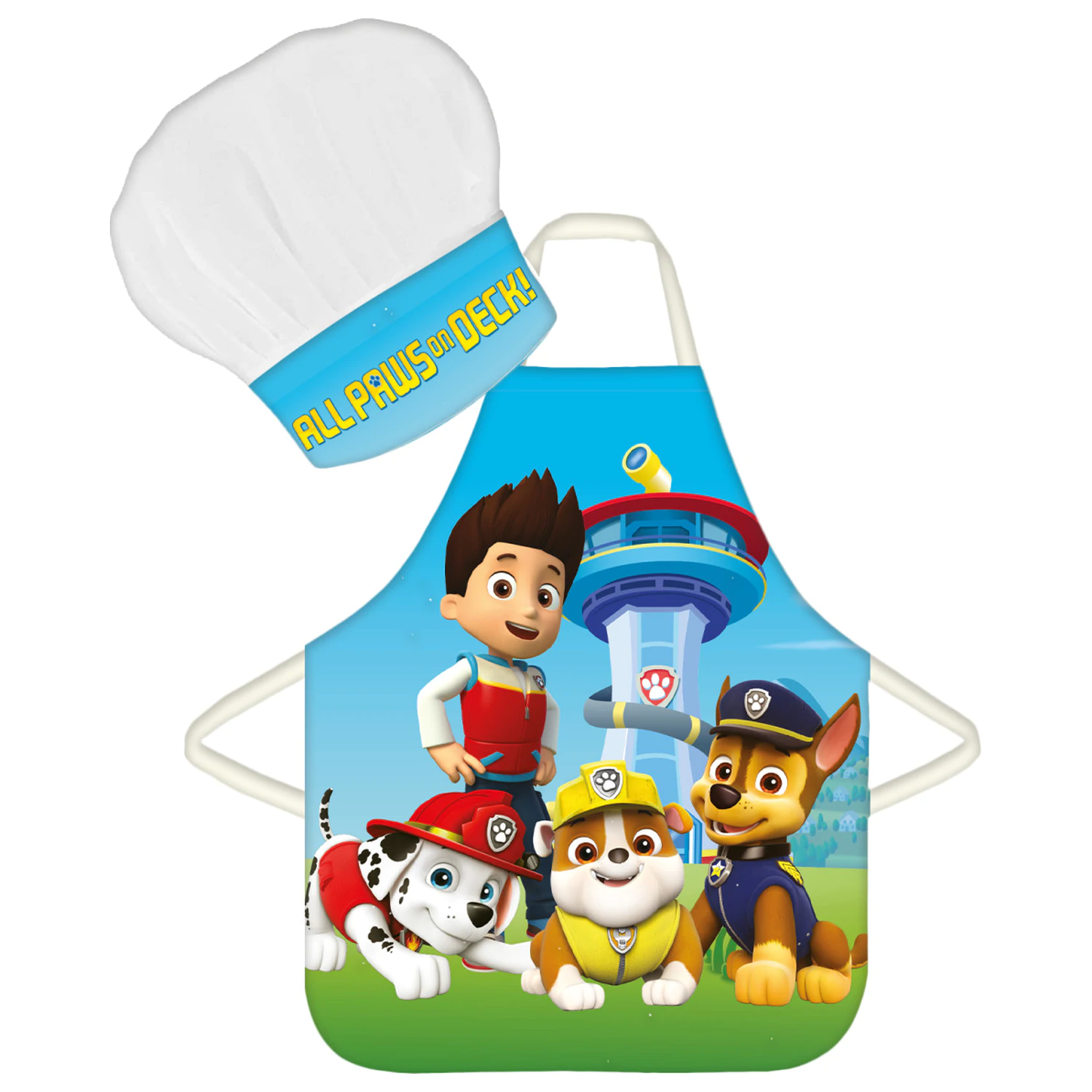Paw Patrol Paws on Deck otroški predpasnik 2-delni komplet fotografija izdelka