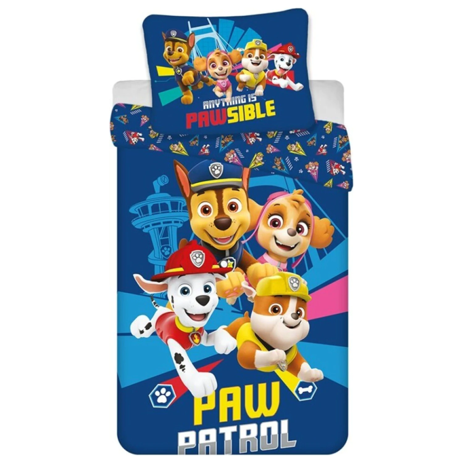 Paw Patrol Pawsible Blue prevleka za odejo fotografija izdelka