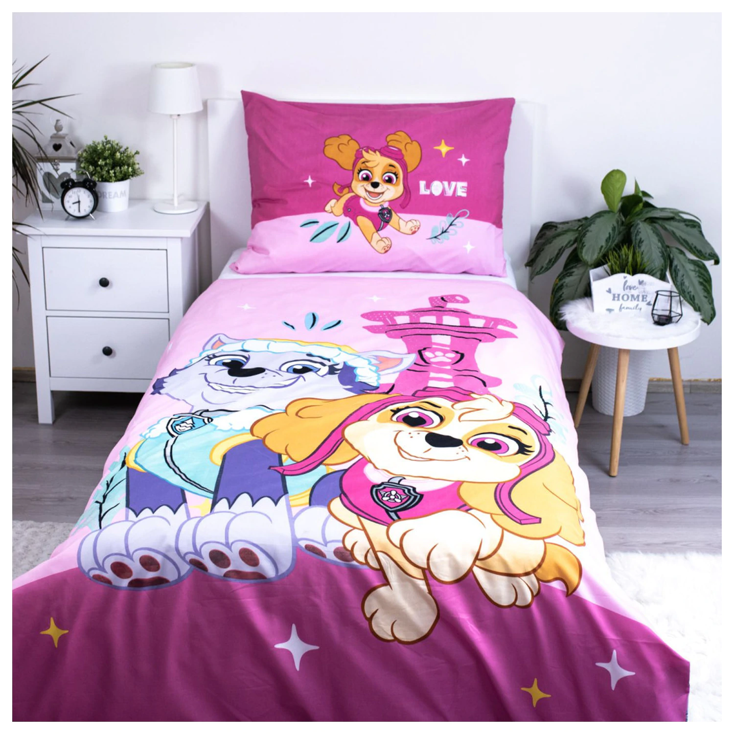 Paw Patrol Pink Love pregrinjalo iz mikrovlaken fotografija izdelka