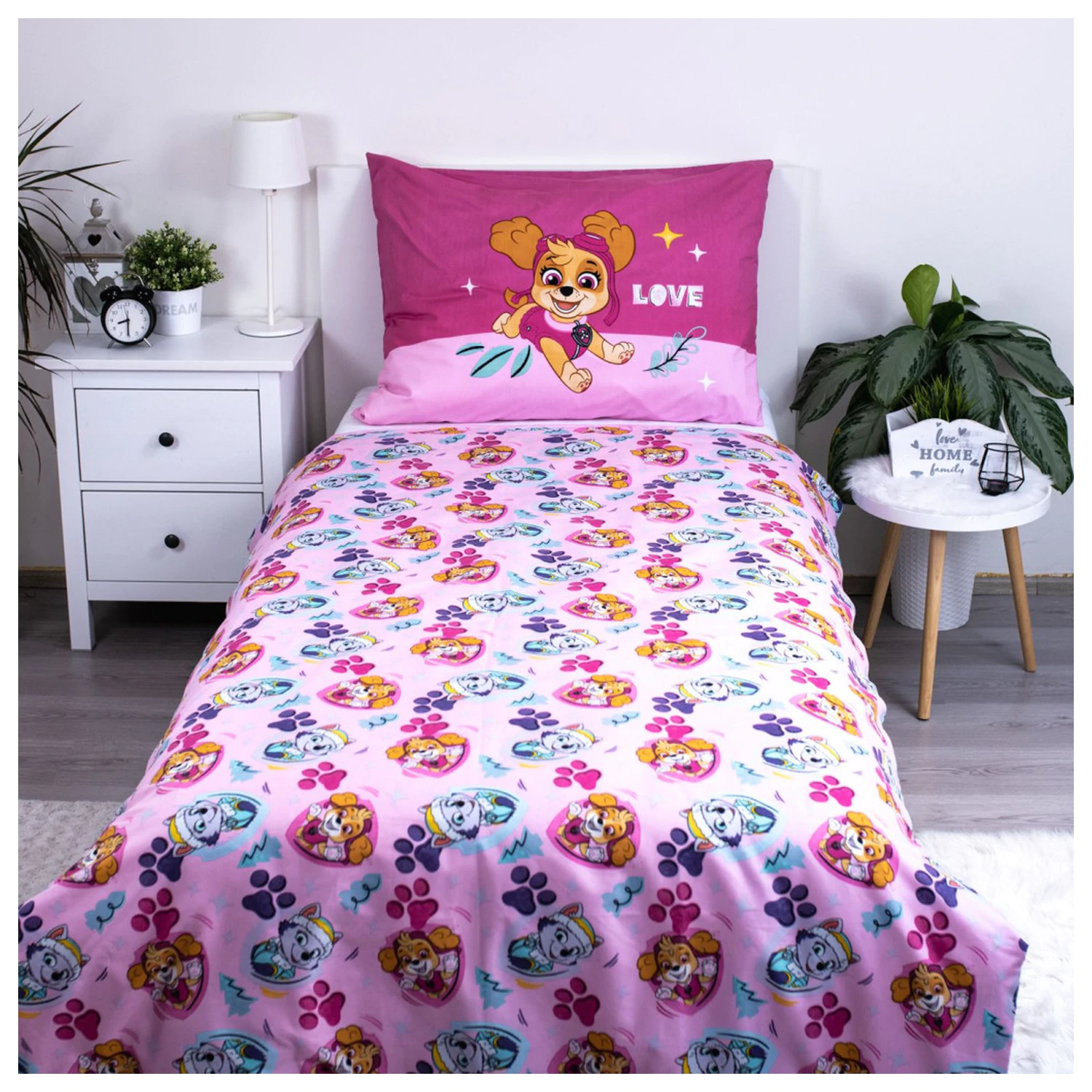 Paw Patrol Pink Love pregrinjalo iz mikrovlaken fotografija izdelka