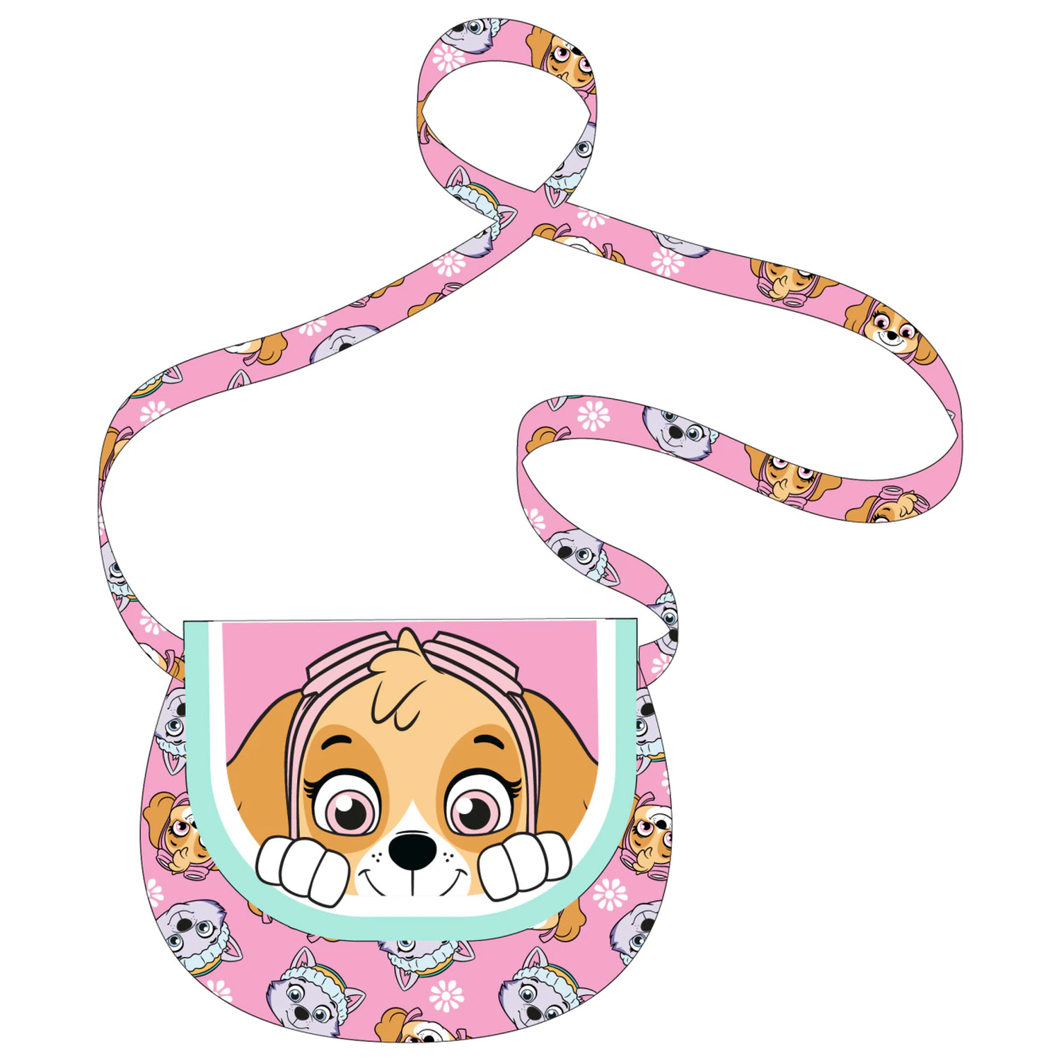 Paw Patrol Pink Crossbody ramenska torba fotografija izdelka