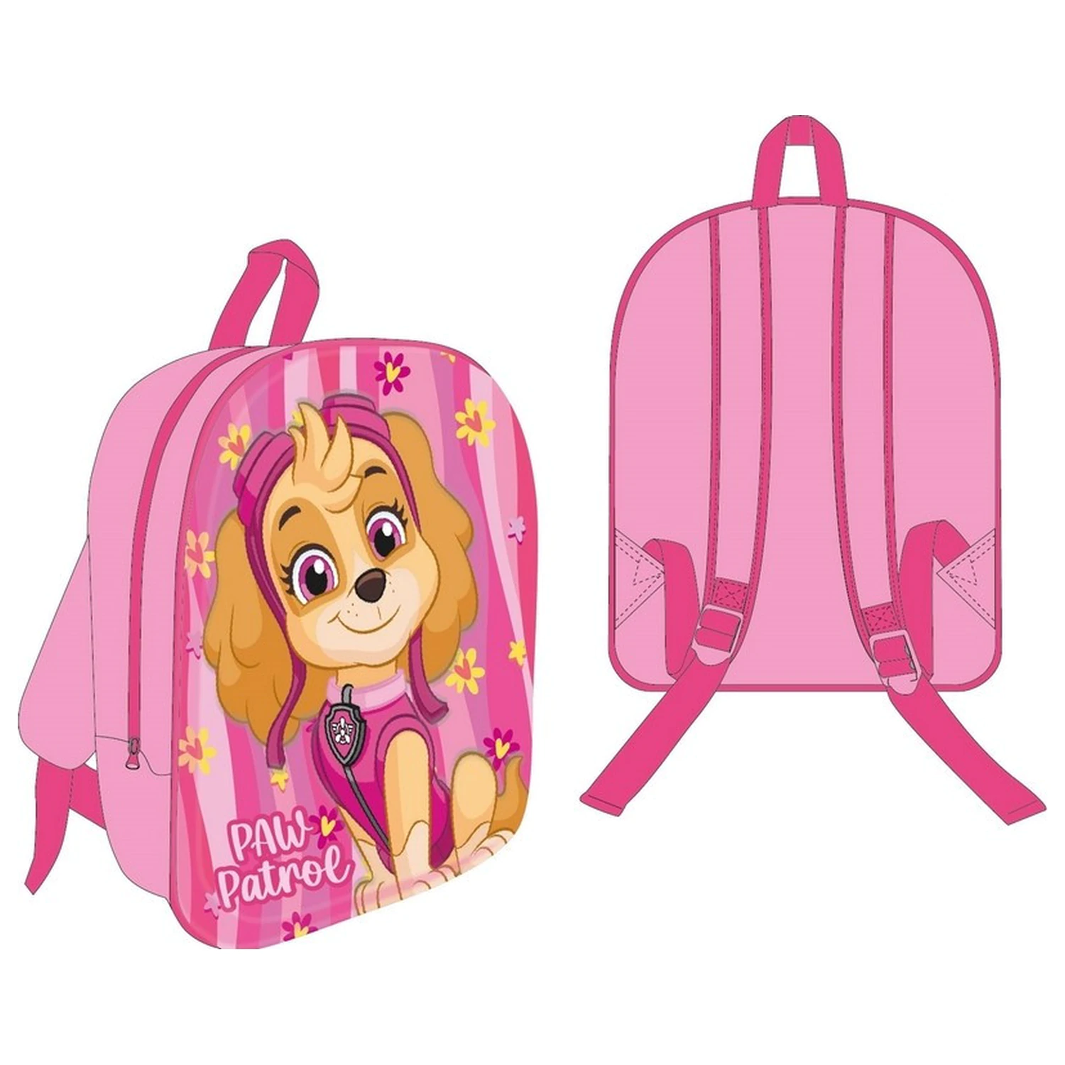 Paw Patrol Pink Skye 3D nahrbtnik, torba 30 cm fotografija izdelka